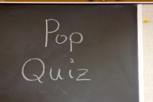 pop quiz