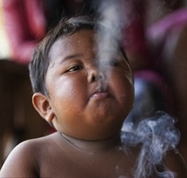 child smoker