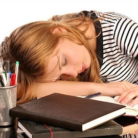 sleeping-student