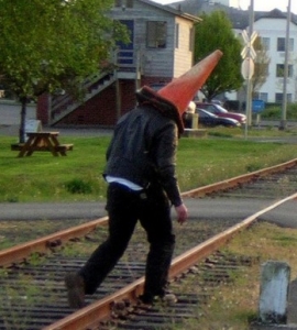 cone drunk walk