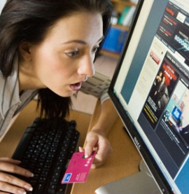 girl online gambling