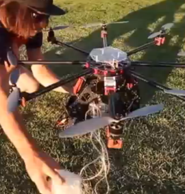 Drones Deliver Booze in South Africa beer drone