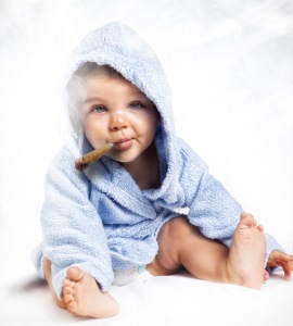 smoking baby