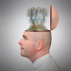 brain addiction concept