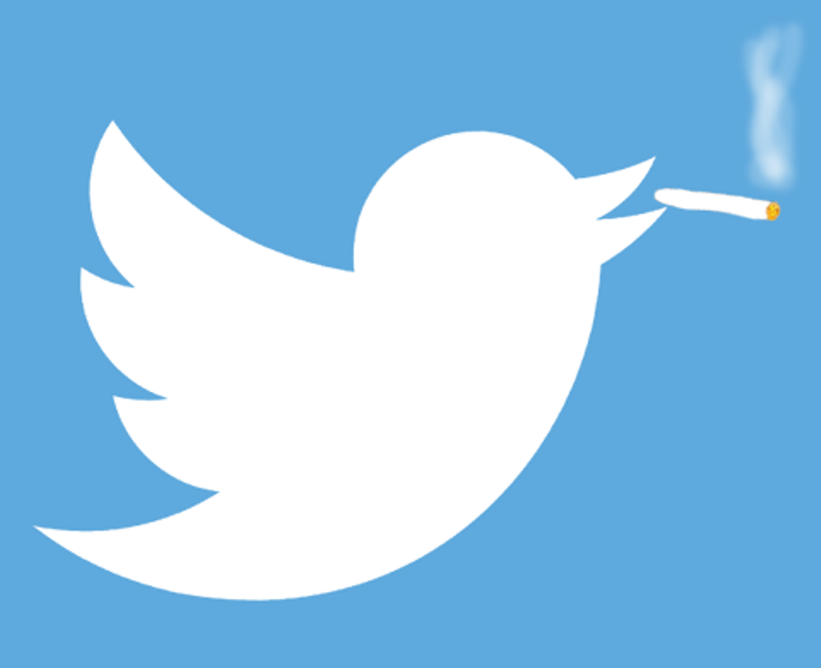twitter weed