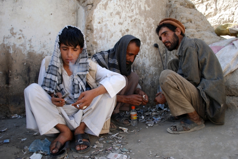 afghan opium addicts