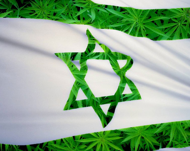 israel flag weed
