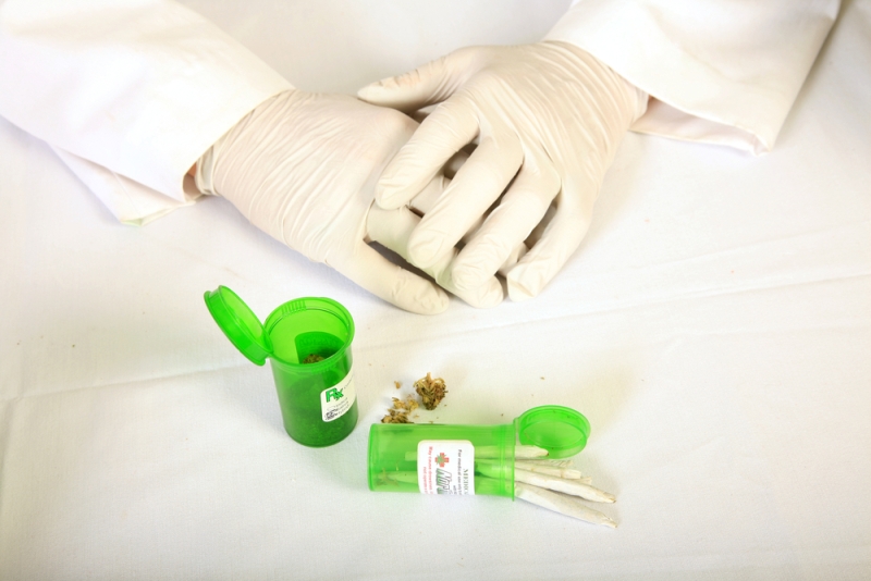 medical marijuana hand joints