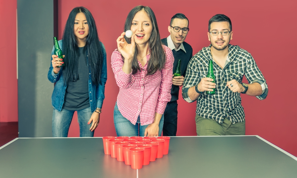 College Partying Students