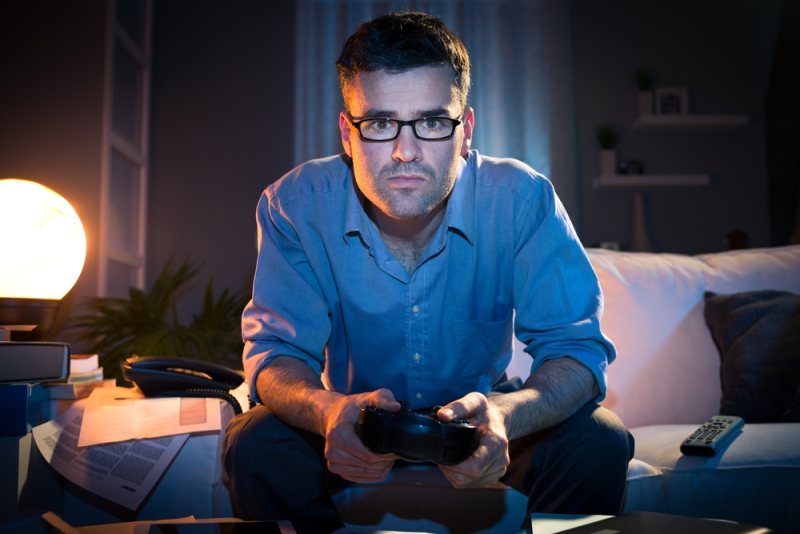 video game addict