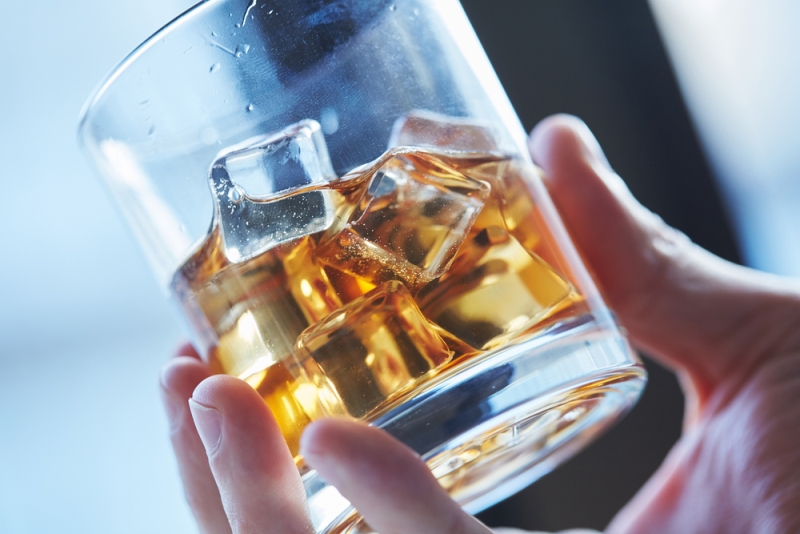 glass of whiskey