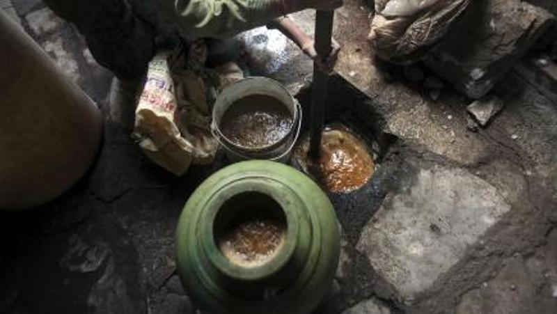 tainted alcohol jars