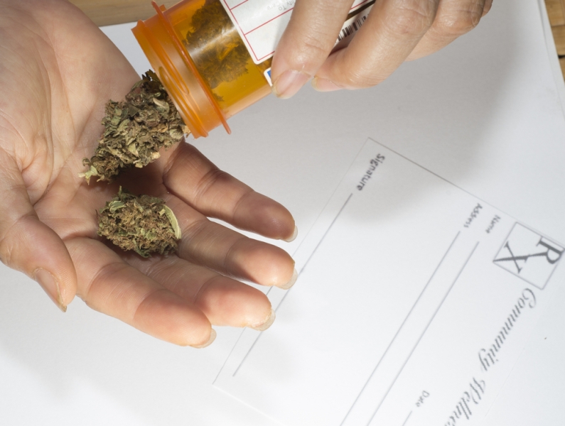 medical marijuana hands rx pad