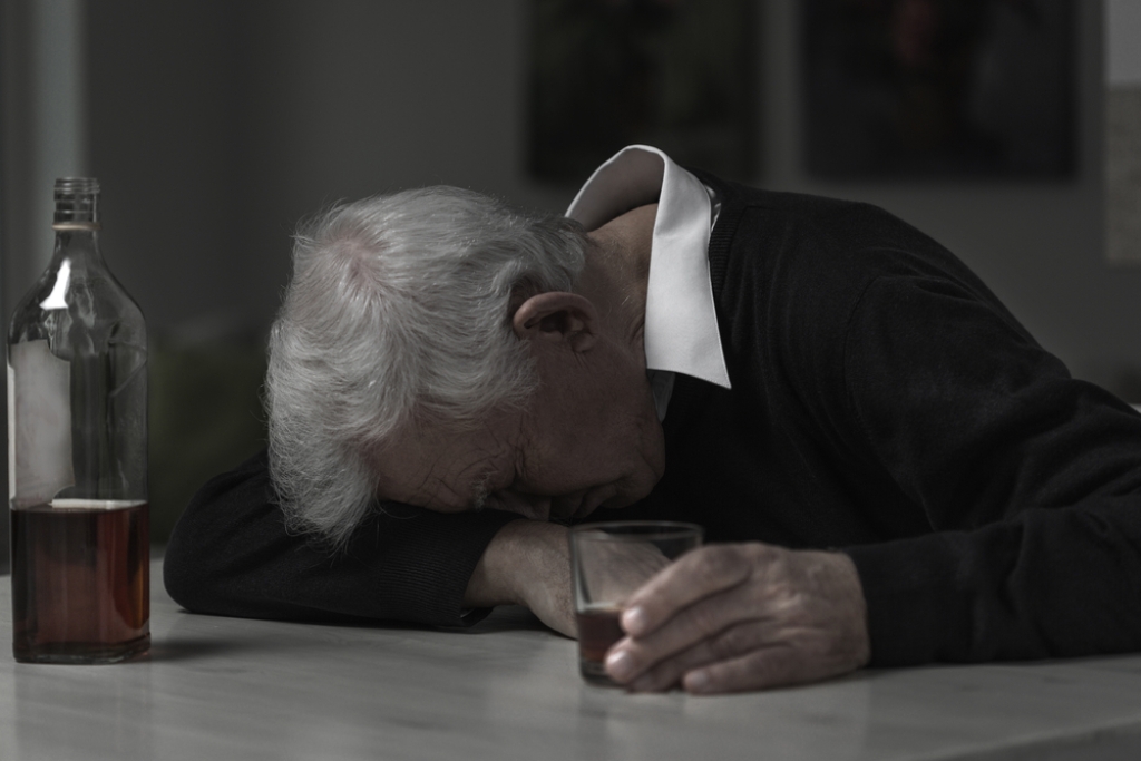 elderly alcoholic