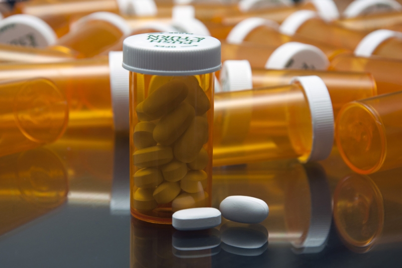 multiple pill bottles