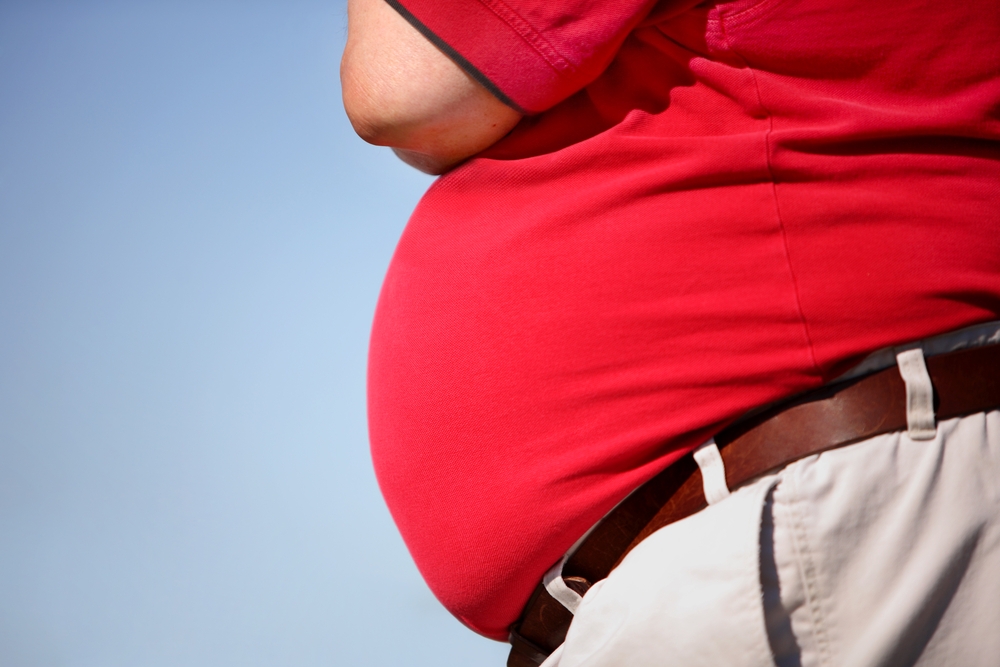 overweight stomach