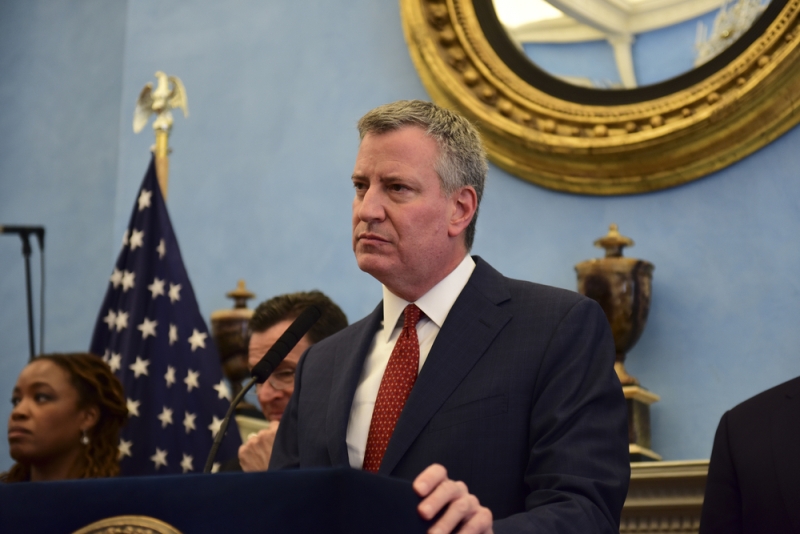 Mayor Bill de Blasio