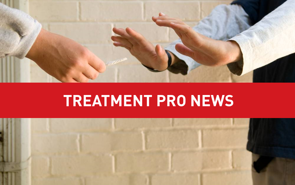 Teen Boy turning down drugs.