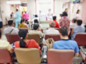 People in ER waiting room