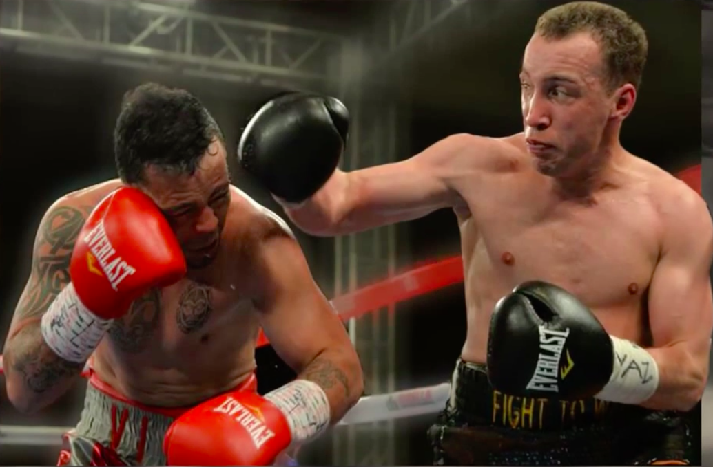 Boxer Boyd Melson in the ring.