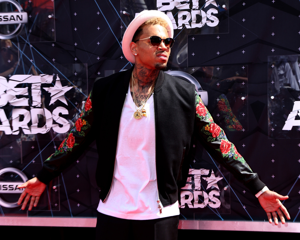 Chris Brown at the 2015 BET Awards