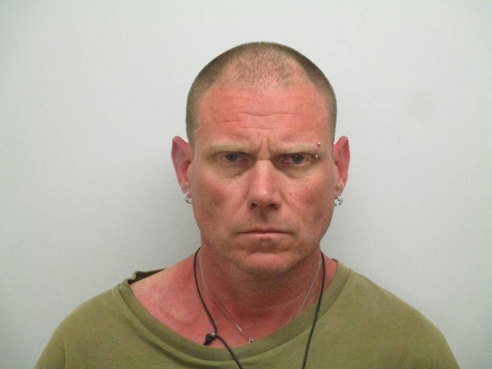 Mugshot of Florida forklift stealer.