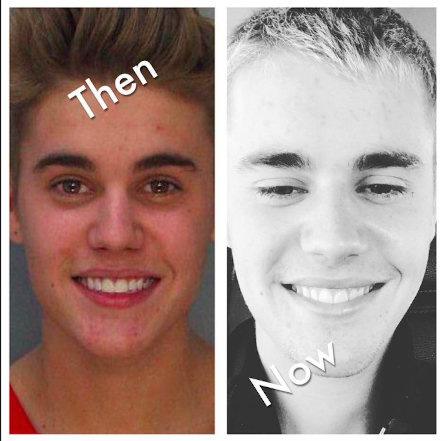 Justin Bieber's instagram post