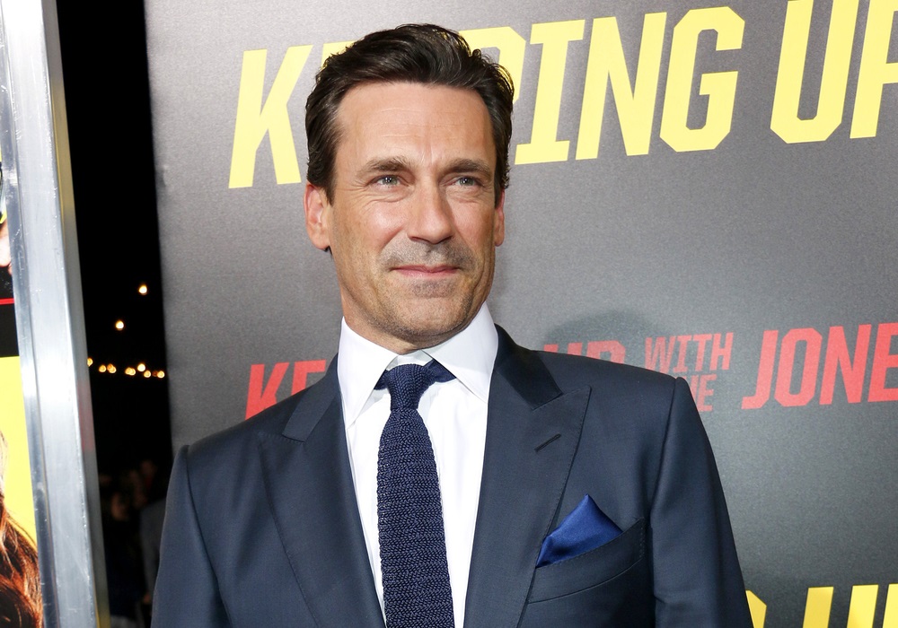 Jon Hamm at the 2017 Vanity Fair Oscar Party at the Wallis Annenberg Center.