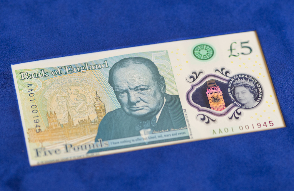 winston churchill bank note