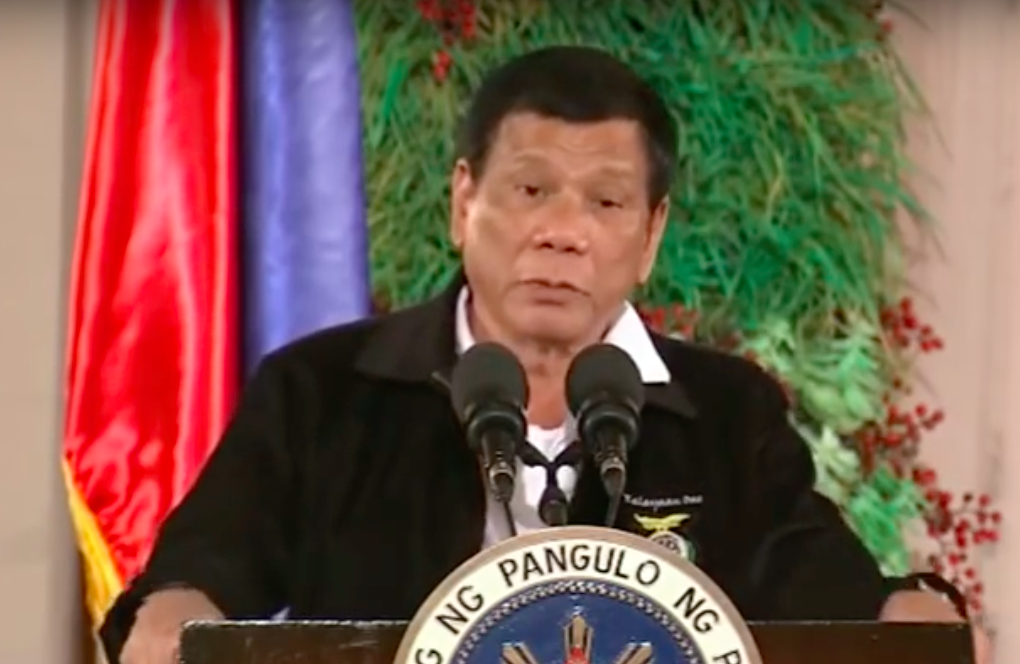 Philippine President Rodrigo Duterte