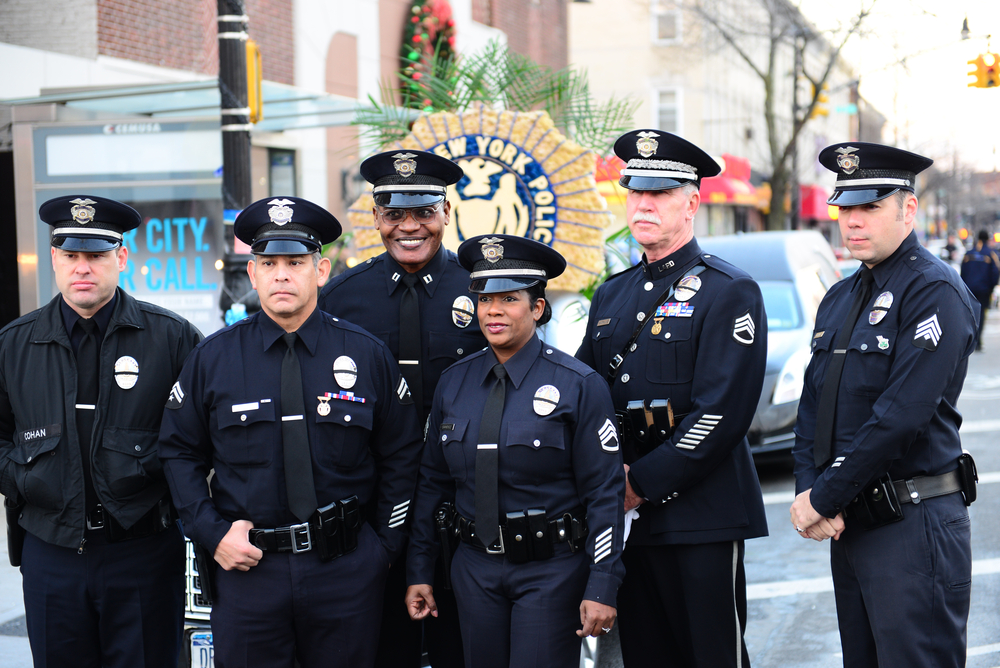 a group of New York City police officers