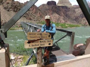 back2basics hiking participant