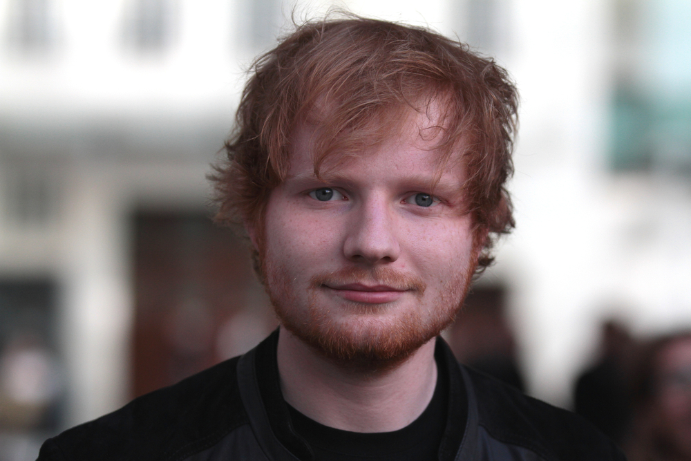 Ed Sheeran seen leaving BBC studios on 30, Sep, 2014 in London