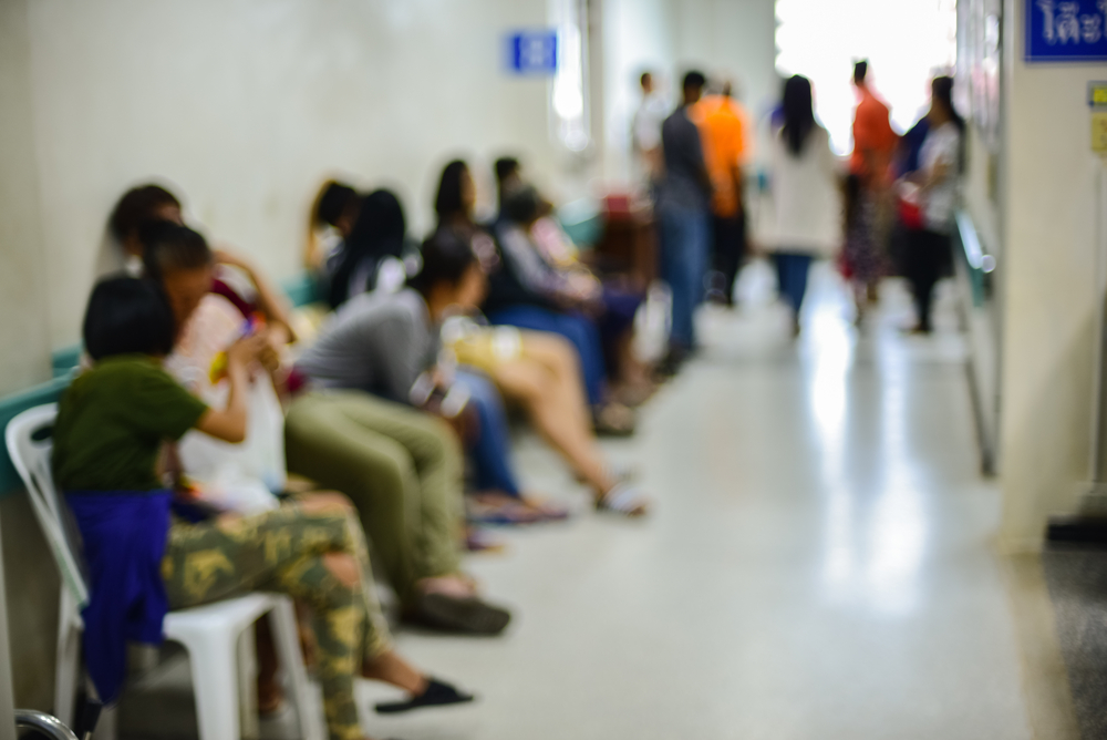 Patients awaiting treatment.