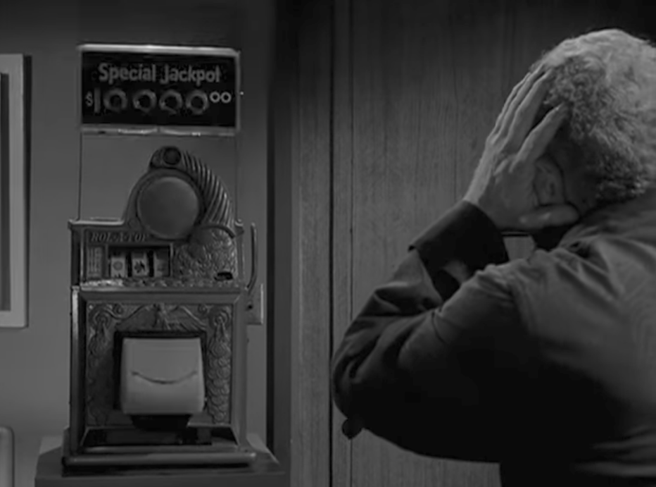 Scene from Twilight Zone "The Fever"