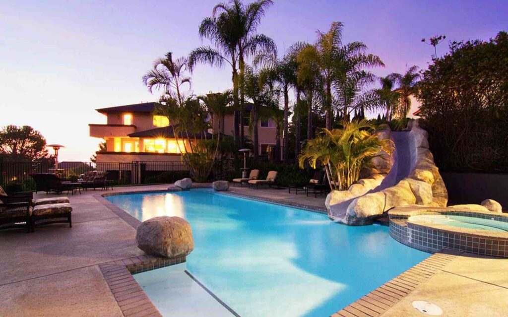 The pool at Villa Kali Ma