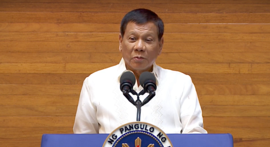 Philippine President Rodrigo Duterte