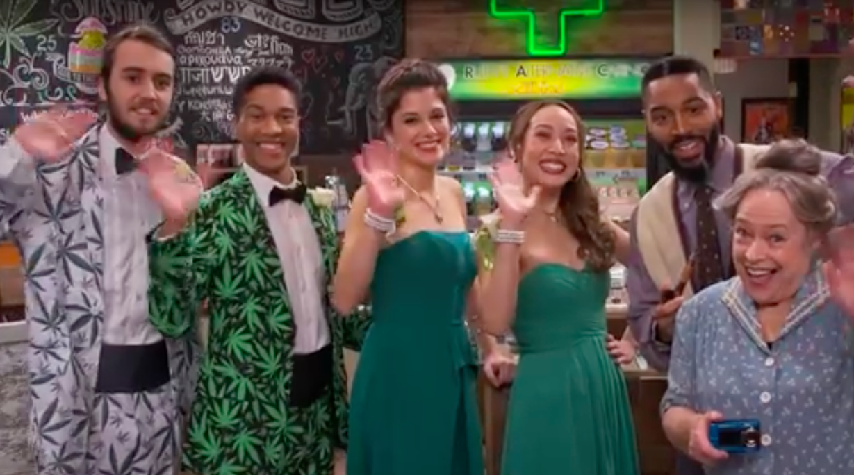 Clip from "Disjointed"