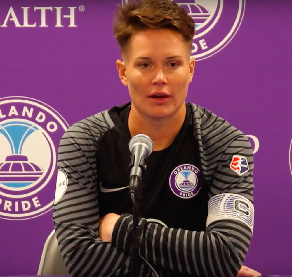 Orlando Pride goalkeeper Ashlyn Harris