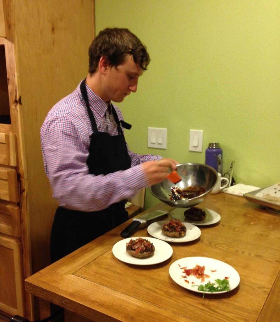 Culinary Program Teaches Important Skills for Recovery A young man prepares food as part of the culinary program