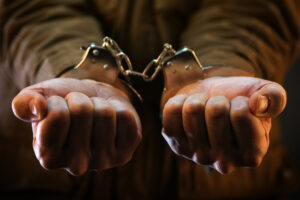 hands in handcuffs