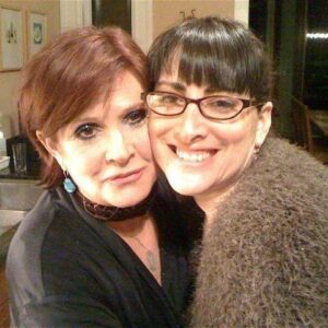 Carrie Fisher and Mara Shapshay