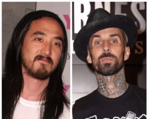 Steve Aoki and Travis Barker