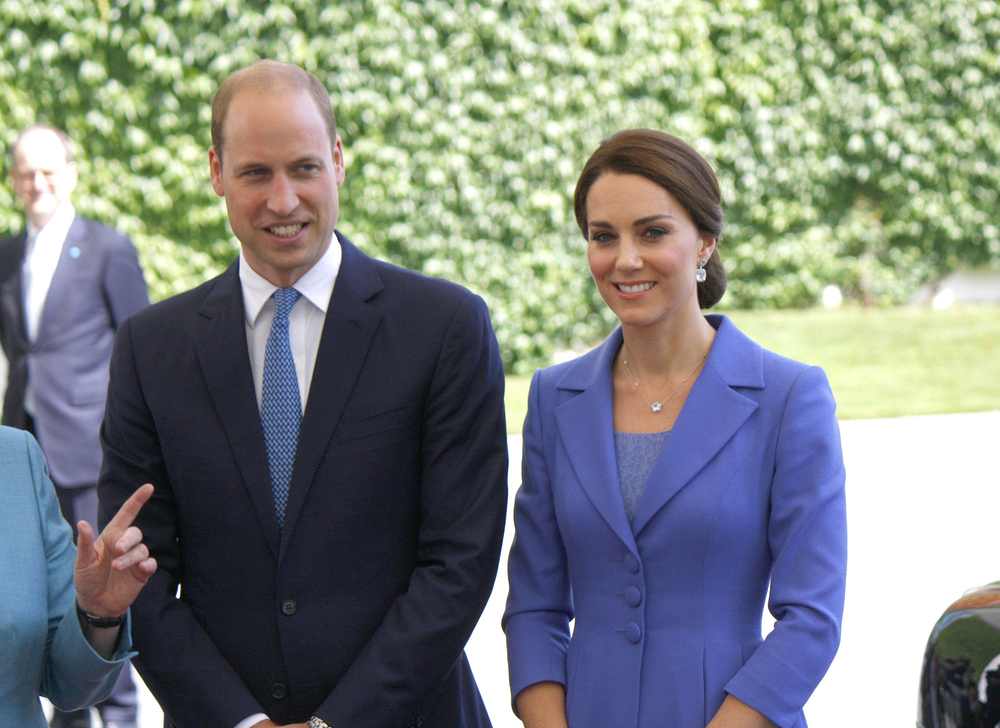 Prince William and his wife Kate Middleton