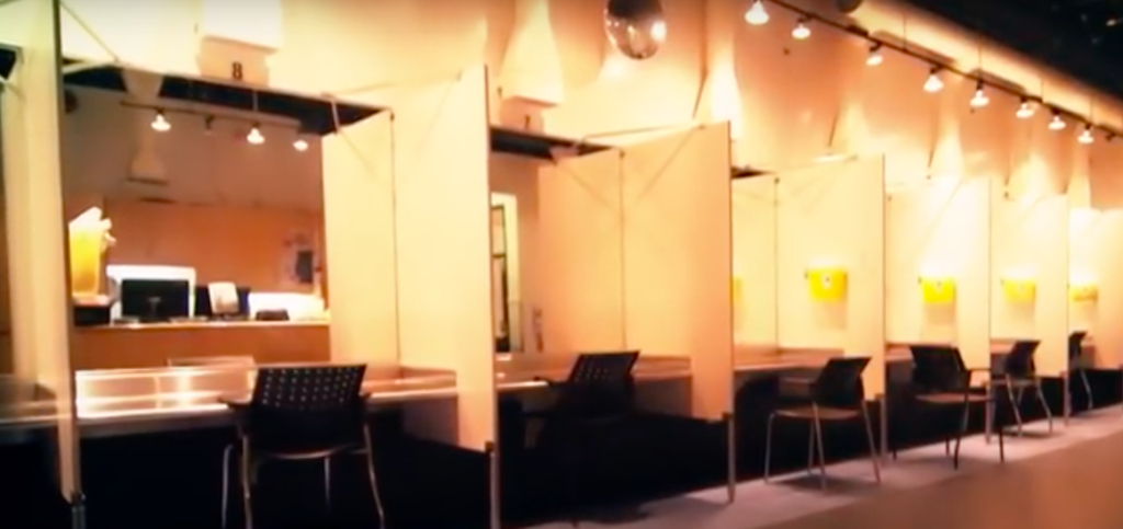 the injection room at Insite in Vancouver