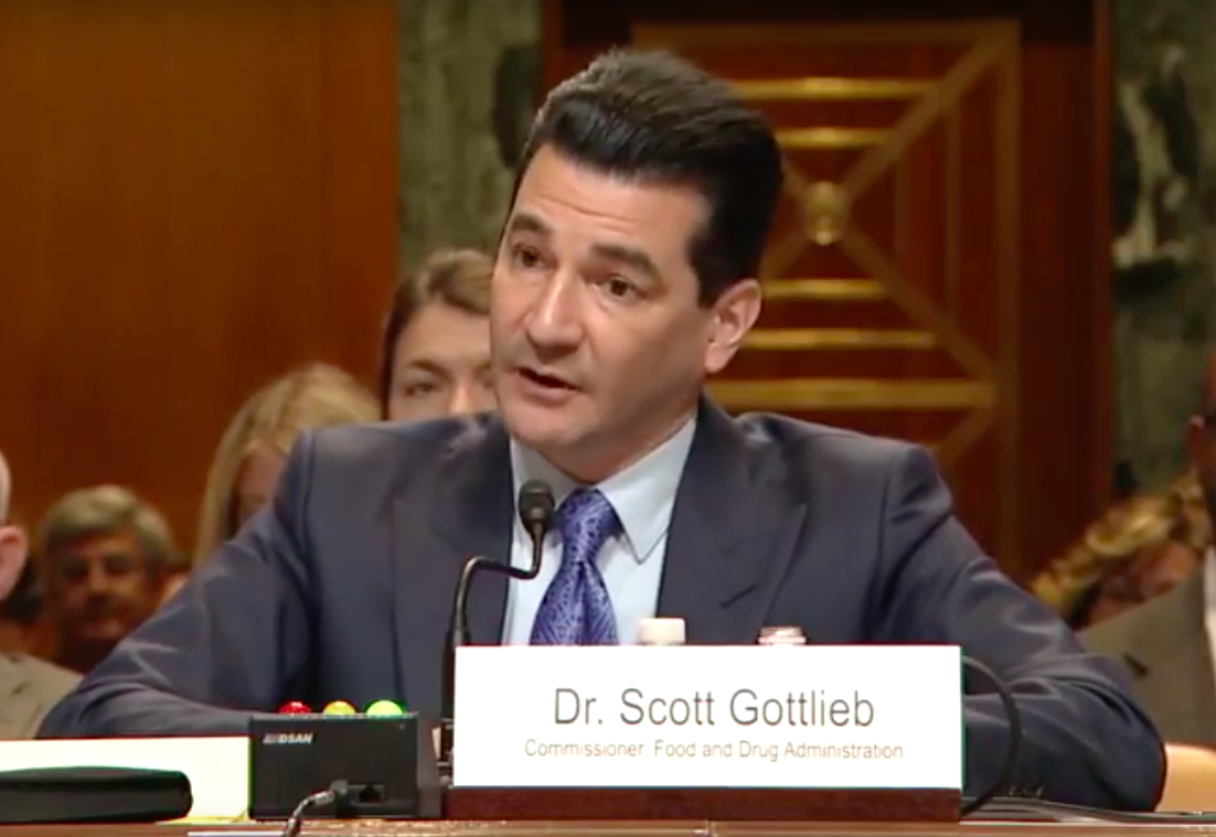 FDA Commissioner Scott Gottlieb