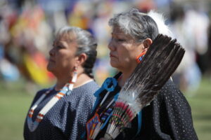 The San Manuel Band of Indians hold their annual Pow Wow on October 13, 2012 in San Bernardino. Dances include the Grass, Chicken and Fancy dances.