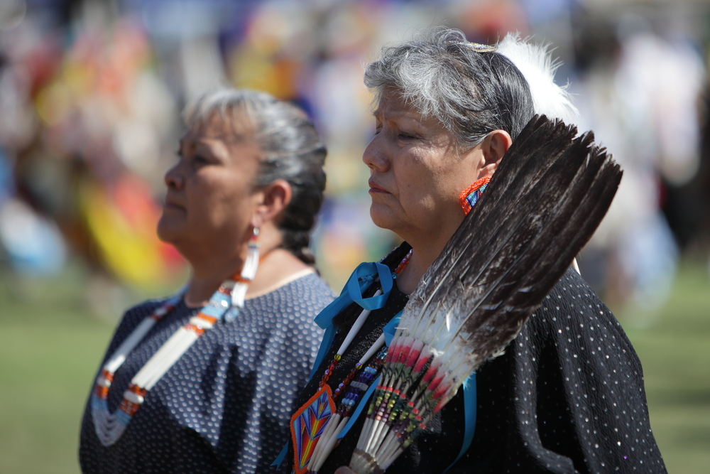 The San Manuel Band of Indians hold their annual Pow Wow on October 13, 2012 in San Bernardino. Dances include the Grass, Chicken and Fancy dances.