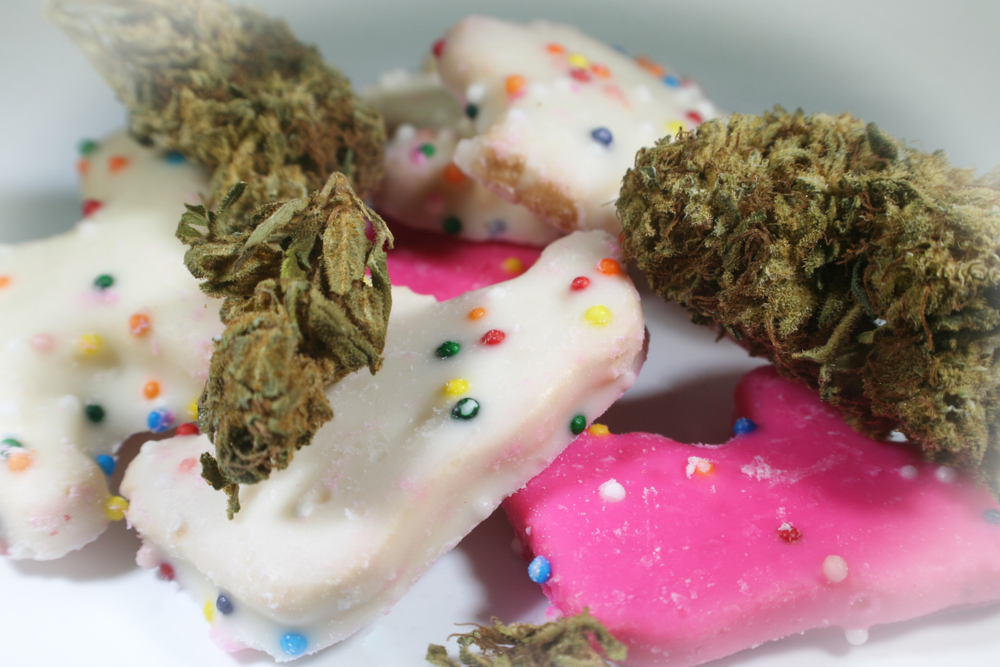 Marijuana Cookies With Bud