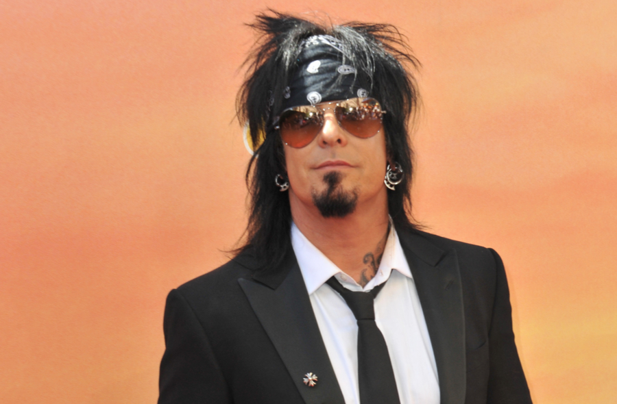 Nikki Sixx at the 2014 iHeartRadio Music Awards at the Shrine Auditorium, Los Angeles.